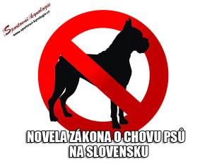 Novela zákona o chovu psů na Slovensku